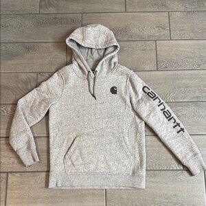 Carhartt Gray Sweatshirt Classic Pullover Hoodie